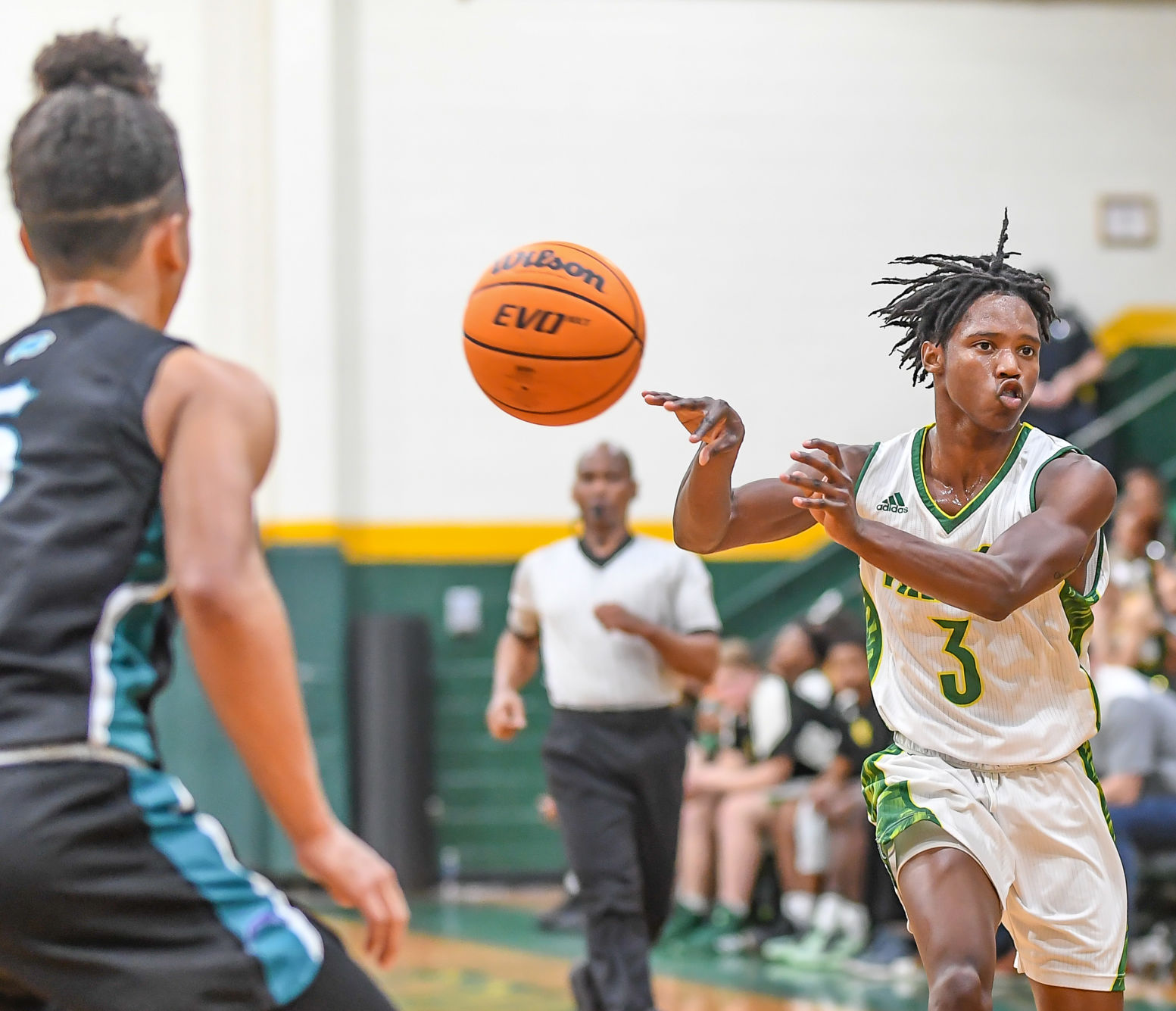 Friday night high school basketball action